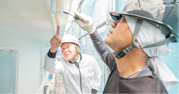 施工の様子