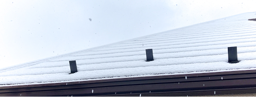 雪止め設置