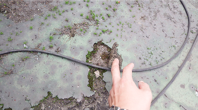 既存の防水材の劣化状況