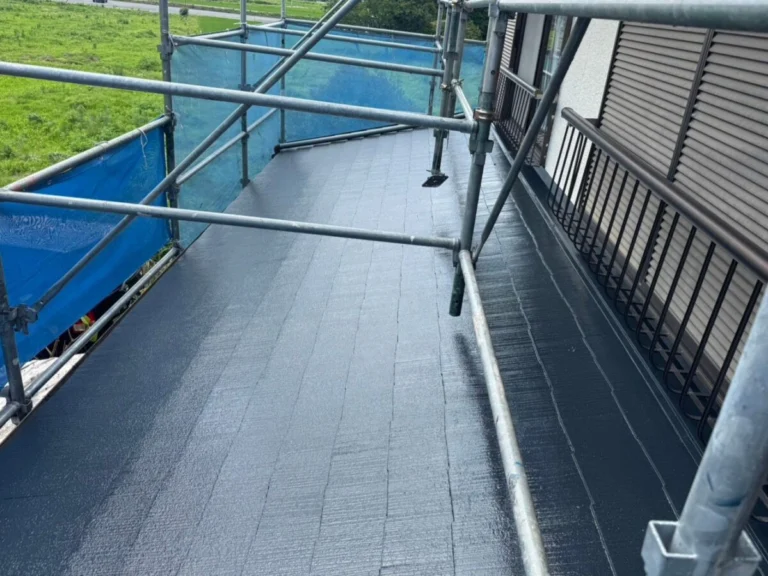 宇都宮市白沢町・O様邸 屋根塗装工事（火災保険申請サポート）